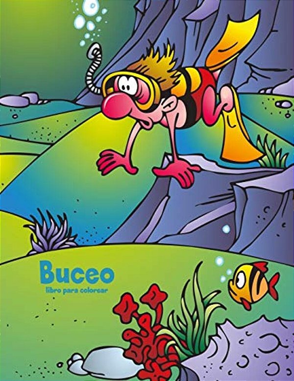 Buceo Libro Para Colorear 1-..