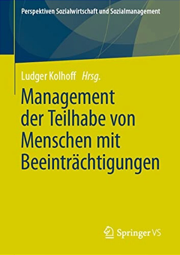 Management Der Teilhabe Von Menschen Mit Beeinträchtigungen-..