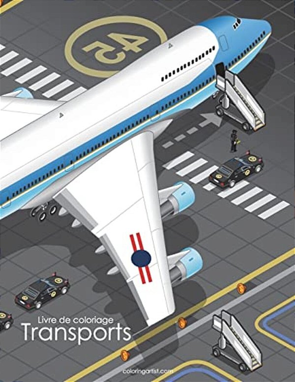 Livre De Coloriage Transports 1 & 2-..