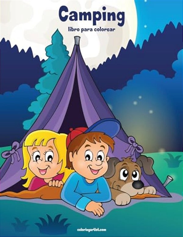 Camping Libro Para Colorear 1-..