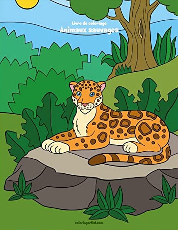 Livre De Coloriage Animaux Sauvages 4-..