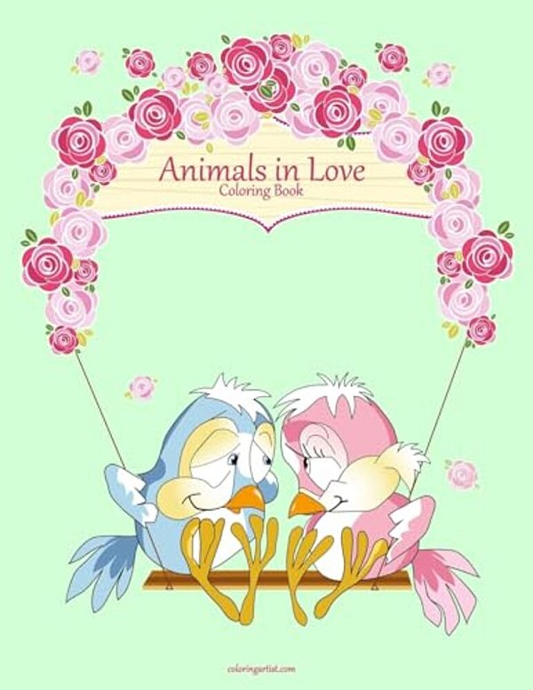 Animals In Love Coloring Book 1-..