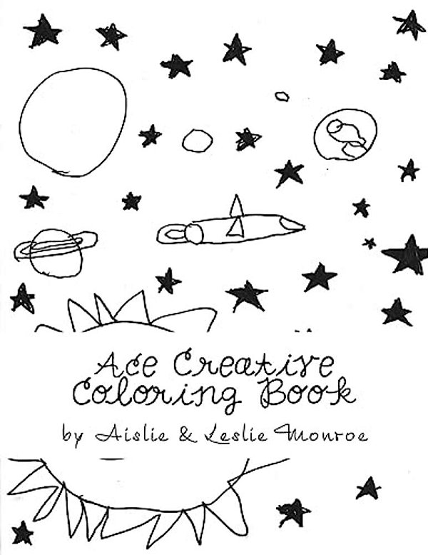Ace Creative Coloring Book: Hand Drawn For Girls-..