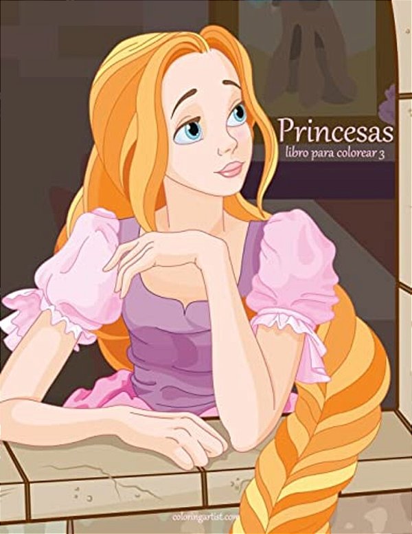 Princesas Libro Para Colorear 3-..