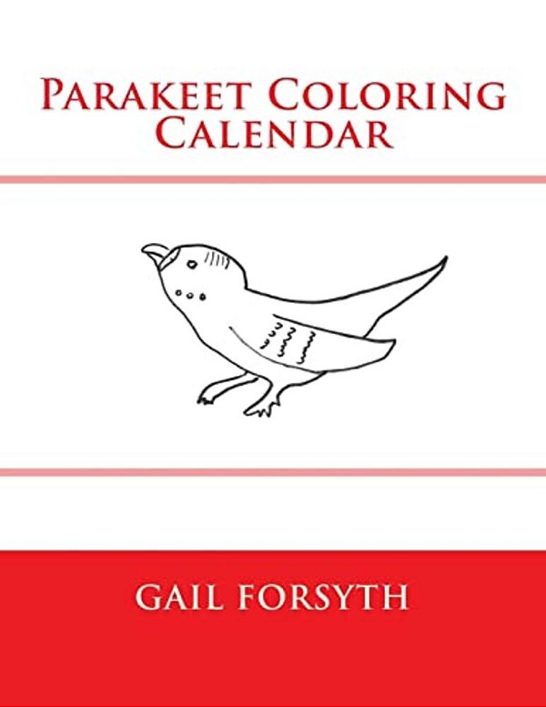 Parakeet Coloring Calendar-..