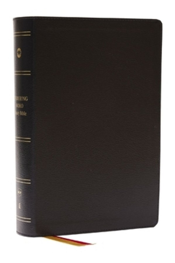 Enduring Word Study Bible: Pastoral Commentary From Every Chapter Of The Bible (Nkjv, Black Bonded Leather, Red Letter, Comfort Print)-..