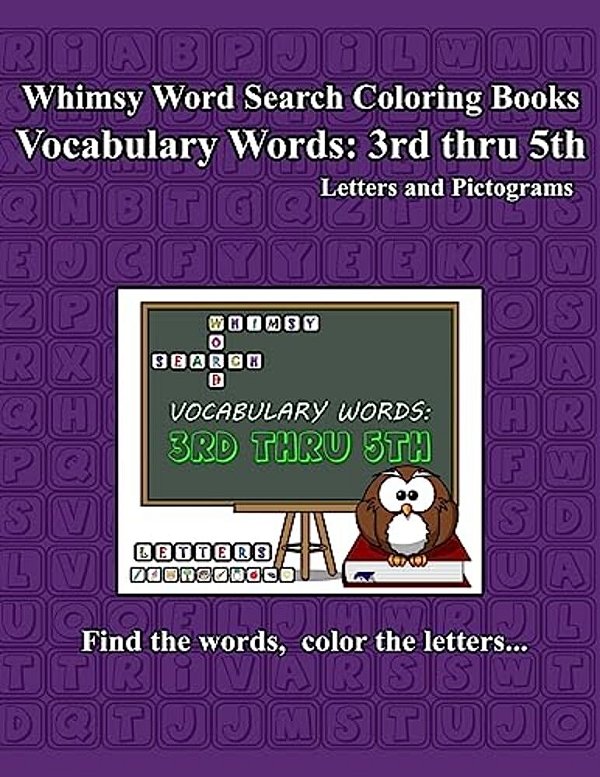 Whimsy Word Search Vocabulary Words: 3RD Thru 5Th Grade-..