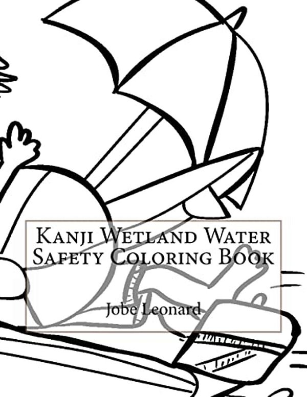 Kanji Wetland Water Safety Coloring Book-..