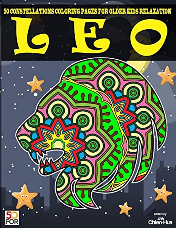 Leo 50 Coloring Pages For Older Kids Relaxation-..