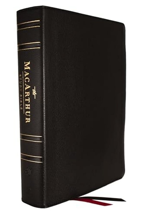 Esv, Macarthur Study Bible, 2ND Edition, Genuine Leather, Black: Unleashing God's Truth One Verse At A Time-..