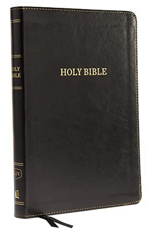 Kjv, Thinline Bible, Large Print, Imitation Leather, Black, Red Letter Edition-..