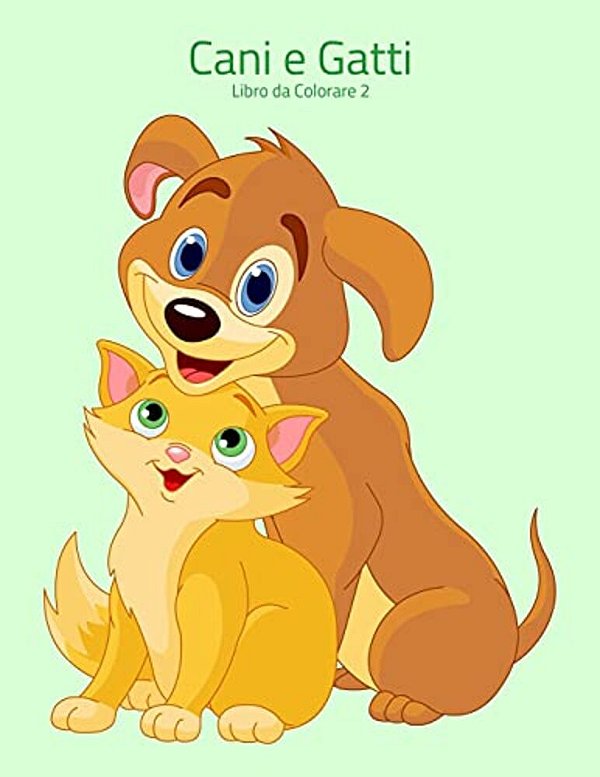Cani E Gatti Libro Da Colorare 2-..