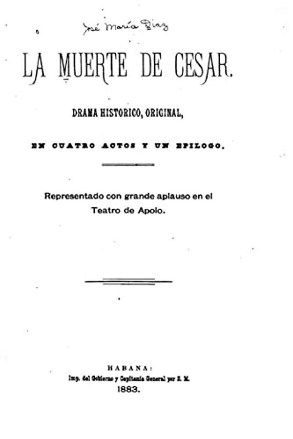 La Muerte De Cesar, Drama Histórico-..