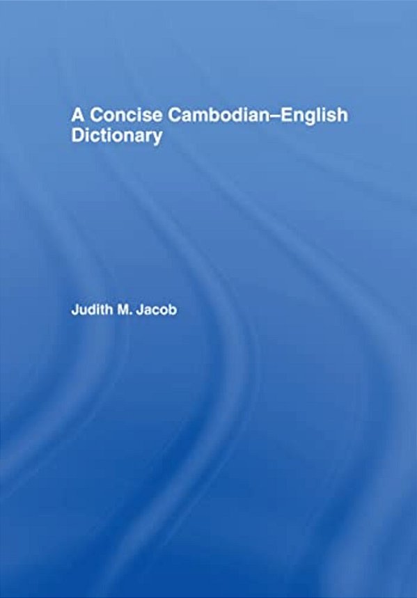 A Concise Cambodian-English Dictionary-..