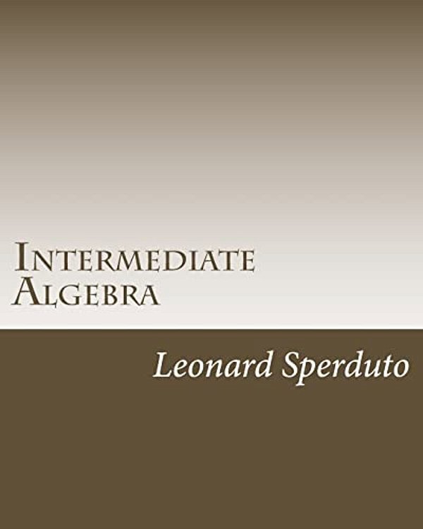 Intermediate Algebra-..