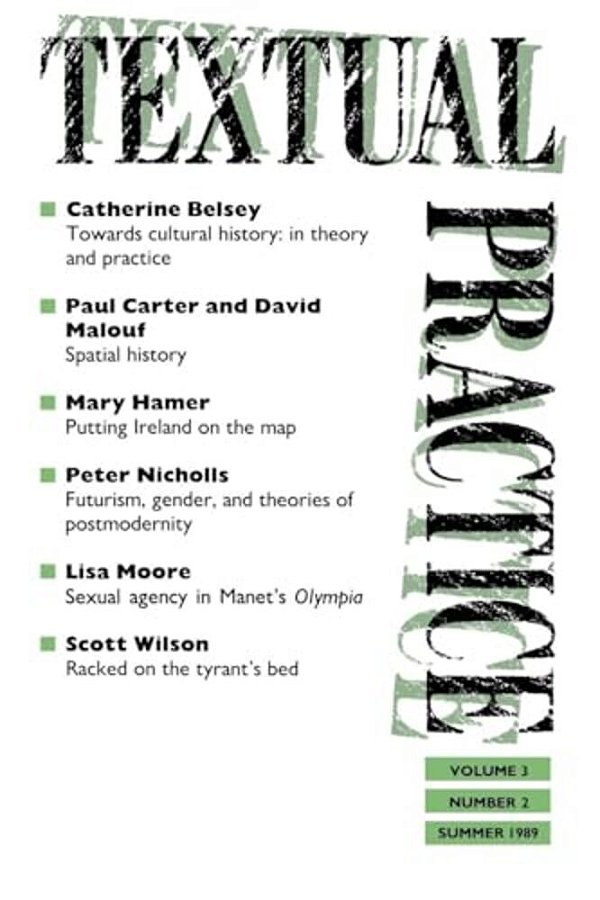 Textual Practice: Issue 8 Volume 3 No. 2-..