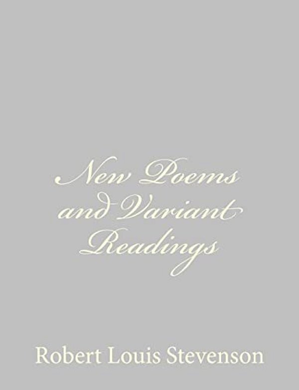 New Poems And Variant Readings-..