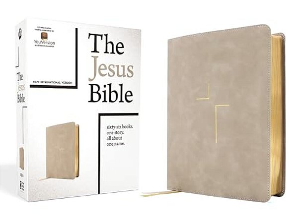 The Jesus Bible, Niv Edition, Leathersoft, Stone, Comfort Print-..