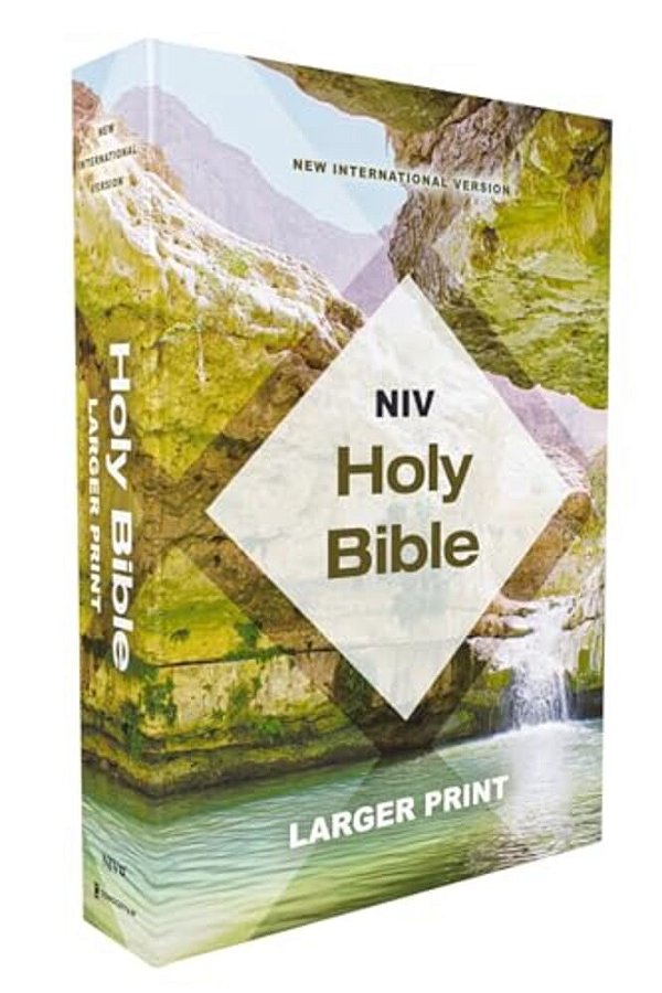 Niv, Holy Bible, Larger Print, Economy Edition, Paperback, Teal/Tan, Comfort Print-..