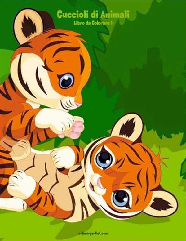 Cuccioli Di Animali Libro Da Colorare 1-..
