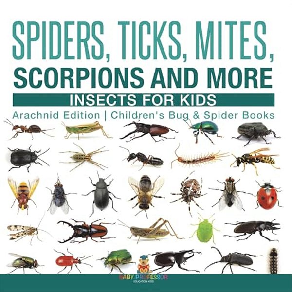 Spiders, Ticks, Mites, Scorpions And More Insects For Kids - Arachnid Edition Children's Bug & Spider Books-..