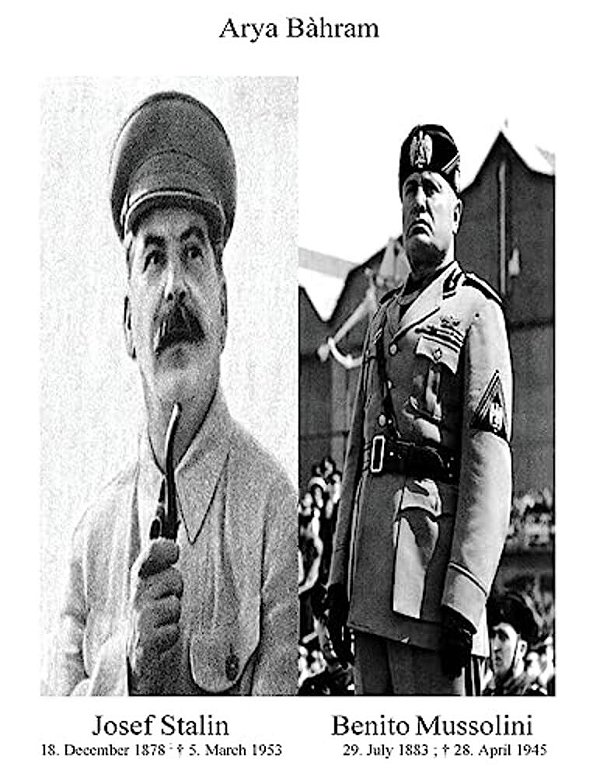Josef Stalin Benito Mussolini-..