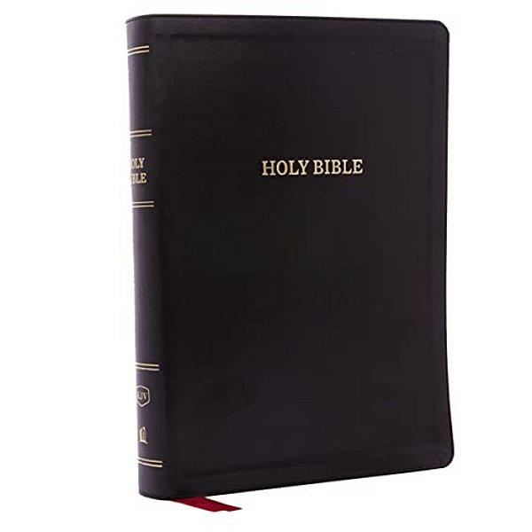 Kjv, Deluxe Reference Bible, Super Giant Print, Imitation Leather, Black, Red Letter Edition-..