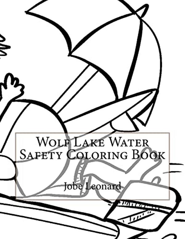 Wolf Lake Water Safety Coloring Book-..