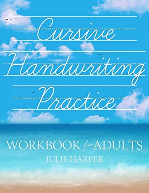 Cursive Handwriting Practice Workbook For Adults-..