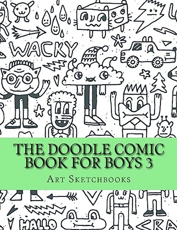 The Doodle Comic Book For Boys 3-..
