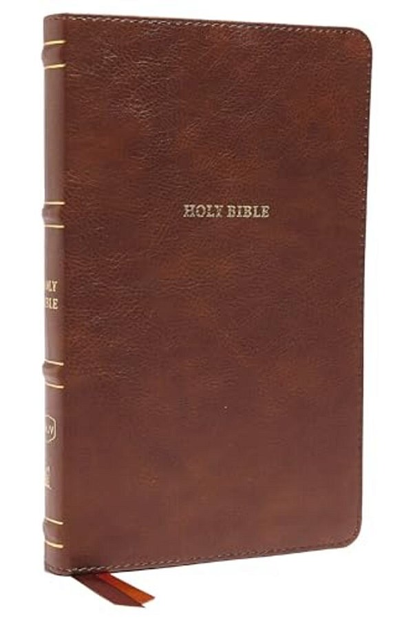 Nkjv, Thinline Bible, Leathersoft, Brown, Red Letter Edition, Comfort Print: Holy Bible, New King James Version-..