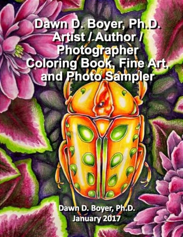Dawn D. Boyer, Ph. D. - Artist/Author/photographer: Coloring Book, Fine Art, And Photo Sampler: January 2017-..
