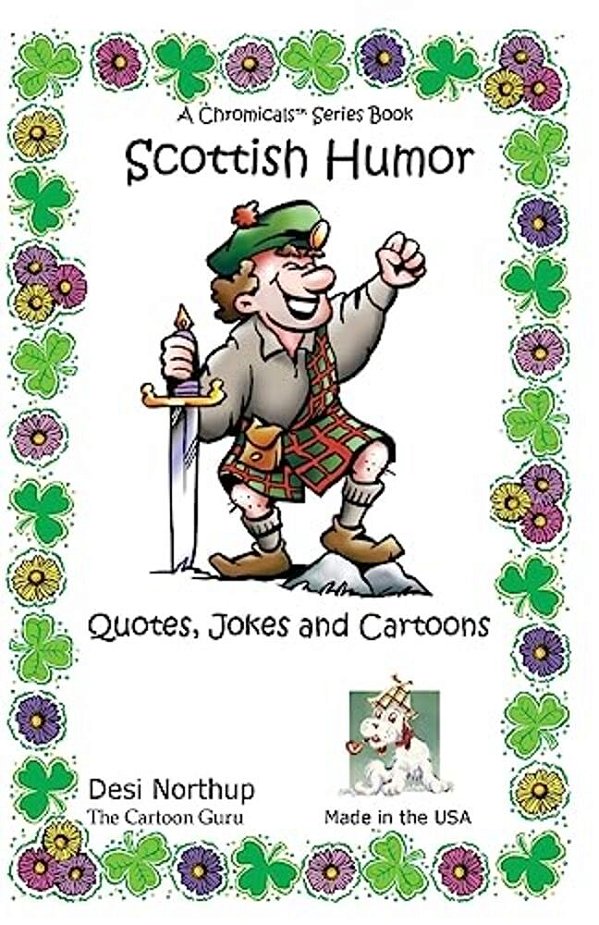 Scottish Humor: Quotes, Jokes & Cartoons In Black And White-..