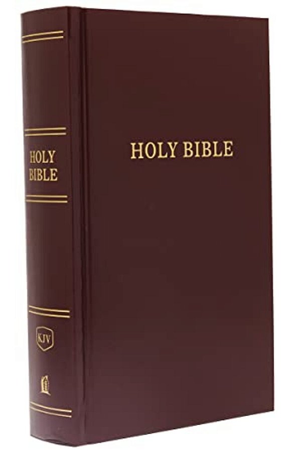 Kjv, Pew Bible, Hardcover, Burgundy, Red Letter Edition-..