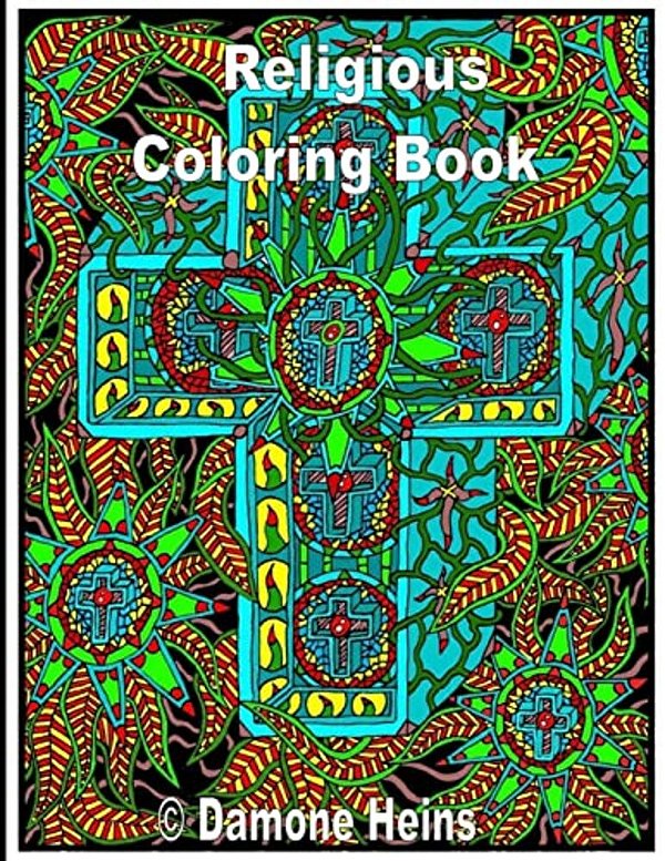 Spiritual Coloring Book: Religous Coloring Book-..