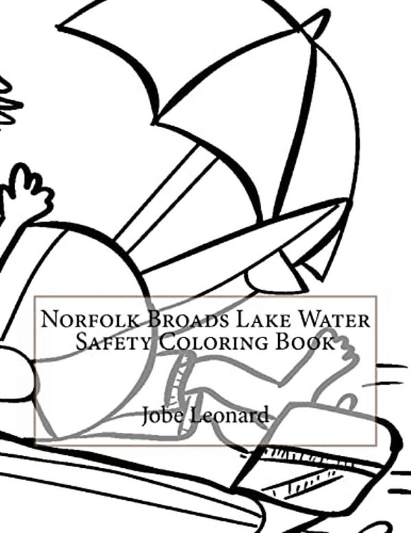 Norfolk Broads Lake Water Safety Coloring Book-..