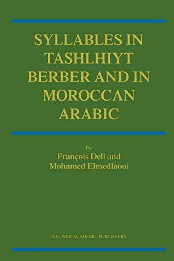 Syllables In Tashlhiyt Berber And In Moroccan Arabic-..