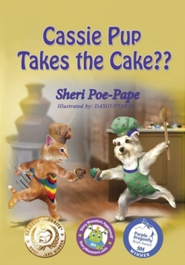 "Cassie Pup Takes The Cake "-..