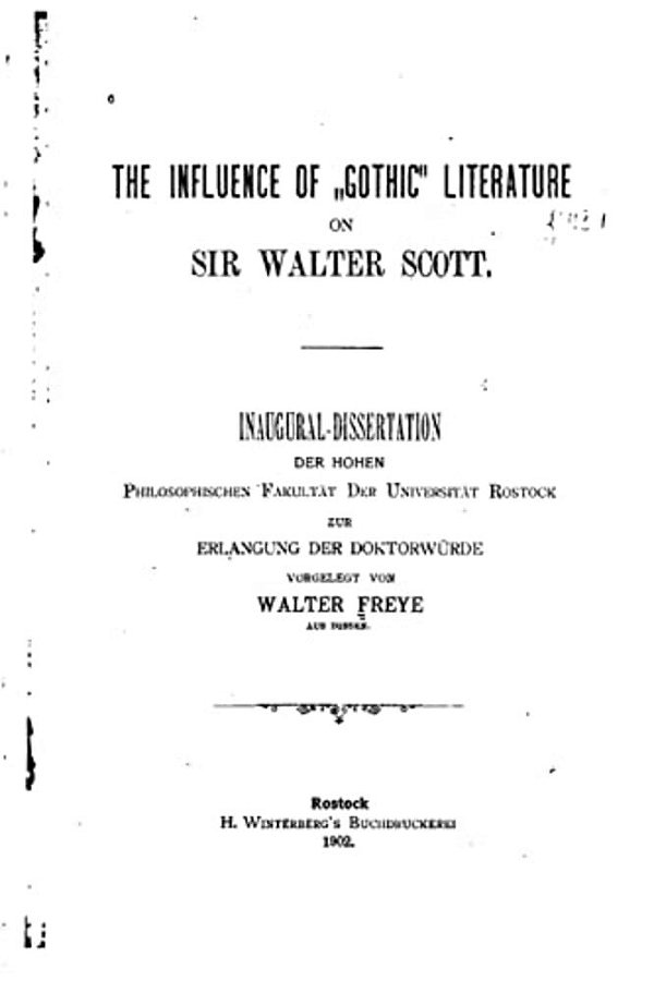 The Influence Of Gothic Literature-..