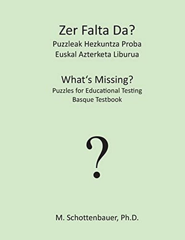 Zer Falta Da? Puzzleak Hezkuntza Proba: Euskal Azterketa Liburua-..