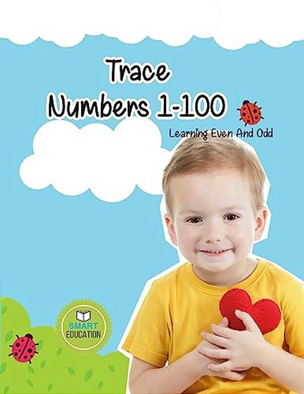 Trace Numbers 1-100: Ages 3-5, Activity Books For Kids-..