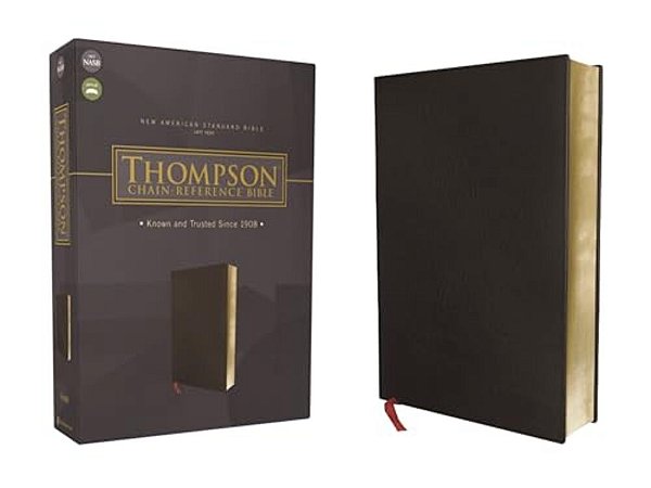 Nasb, Thompson Chain-Reference Bible, Bonded Leather, Black, Red Letter, 1977 Text-..