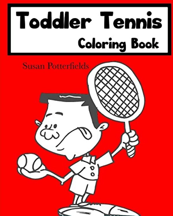 Toddler Tennis Coloring Book-..