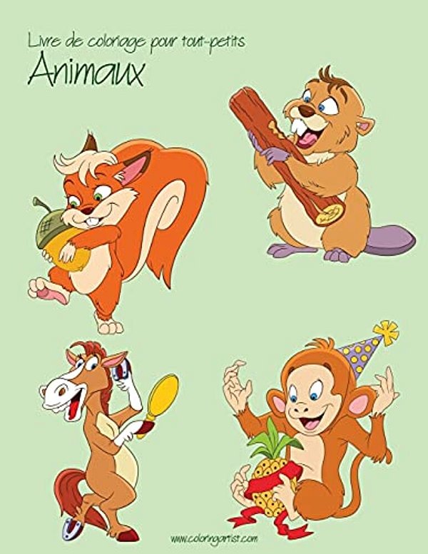 Livre De Coloriage Pour Tout-Petits Animaux 2-..