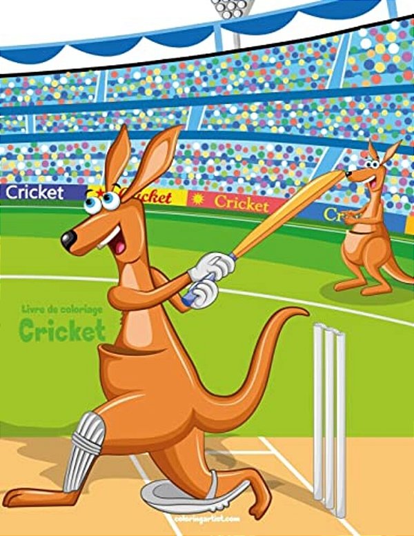 Livre De Coloriage Cricket 1-..