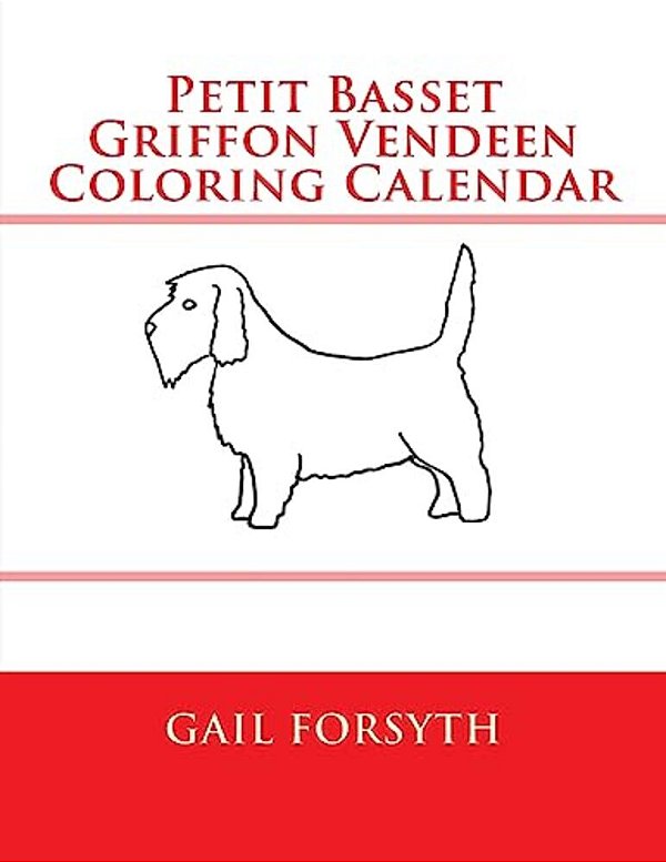 Petit Basset Griffon Vendeen Coloring Calendar-..
