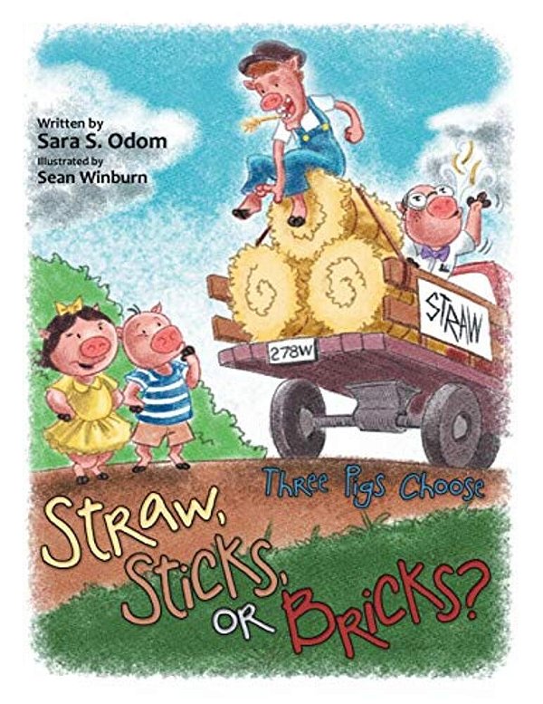 Straw, Sticks, Or Bricks?: Three Pigs Choose-..