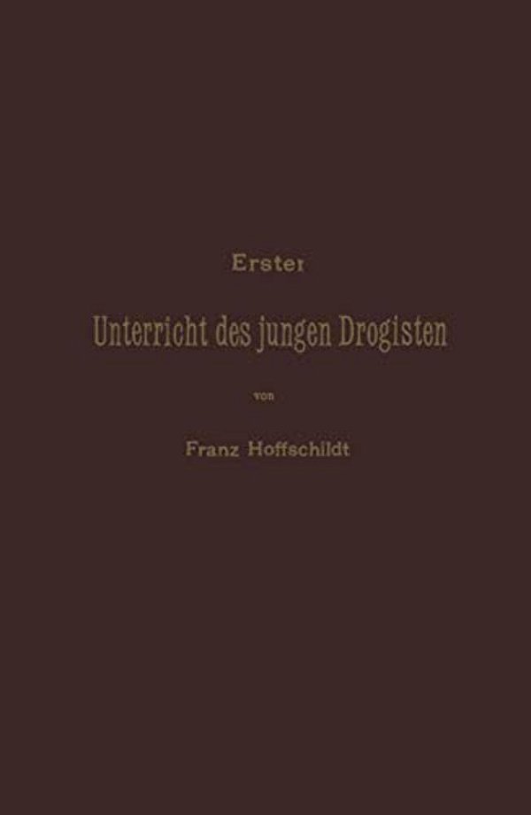 Erster Unterrieht Des Jungen Drogisten-..