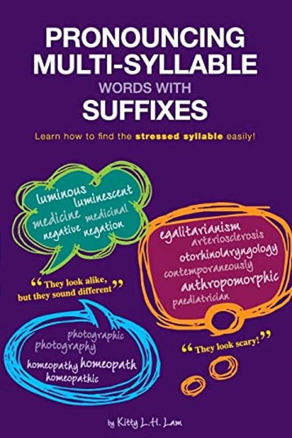 Pronouncing Multi-Syllable Words With Suffixes: Learn How To Find The Stressed Syllable Easily!-..