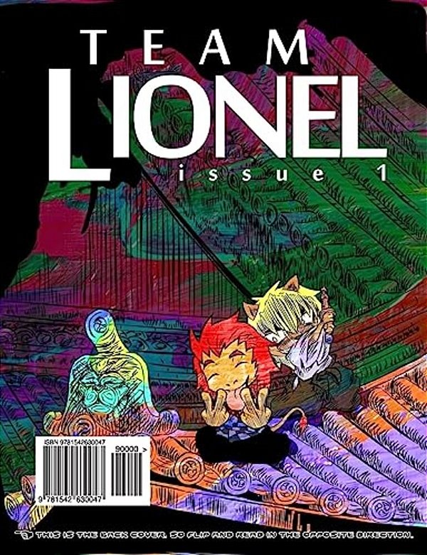 Ninjanimals Action: Team Lionel: Comic & Card Game Book-..